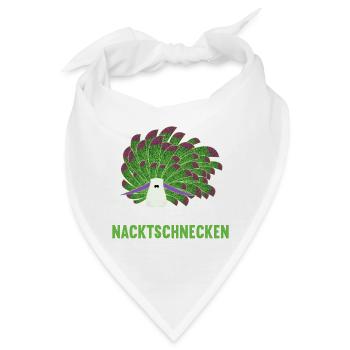 Nudibranch Nacktkiemer Nacktschnecken - Bandana - Weiß - Vorne