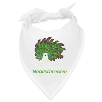 Nudibranch Nacktkiemer Nacktschnecken - Bandana - Weiß - Vorne