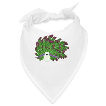 Nudibranch Nacktkiemer Nacktschnecken - Bandana - Weiß - Vorne