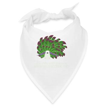 Nudibranch Nacktkiemer Nacktschnecken - Bandana - Weiß - Vorne