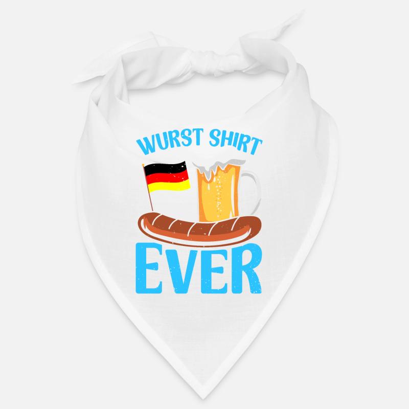 Wurst Shirt Ever Deutsches Essen Bratwurst Bandana