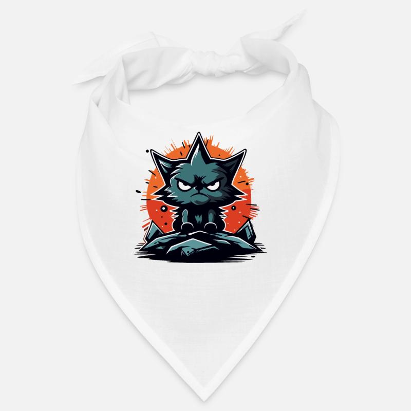 An Angry Star Cat Bandana