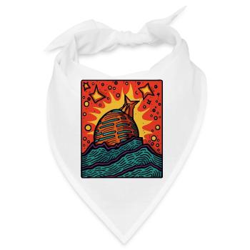 Ein unbekanntes Objekt am Himmel - Bandana - Weiß - Vorne