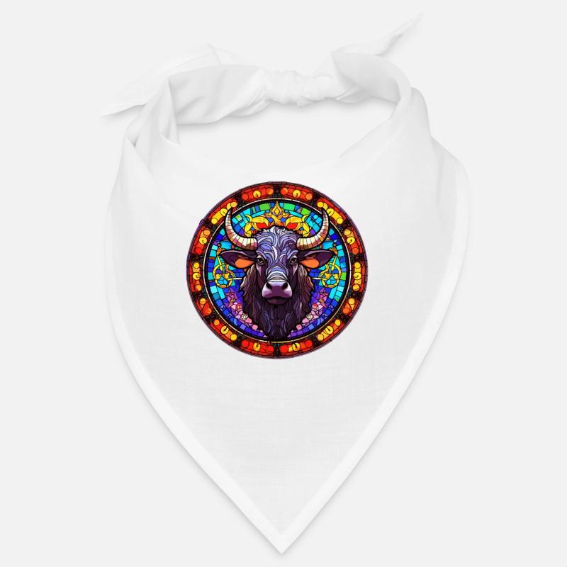 Glasmosaik Kuh Design - Einzigartige Kuhkunst Bandana