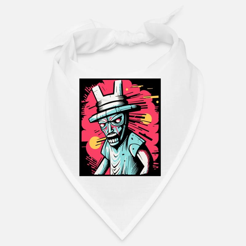 Abstrait Angry Bunny Man Art Graffiti Bandana