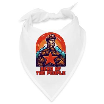 Der Held des Volkes - Bandana - Weiß - Vorne