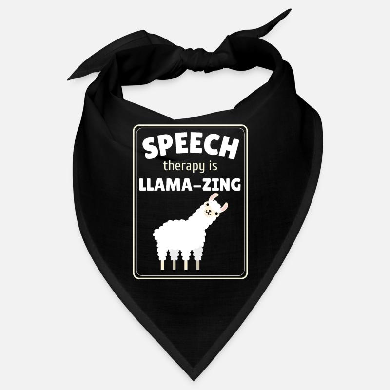 SLP Speech Therapy Llama Speech Language Pathology Bandana