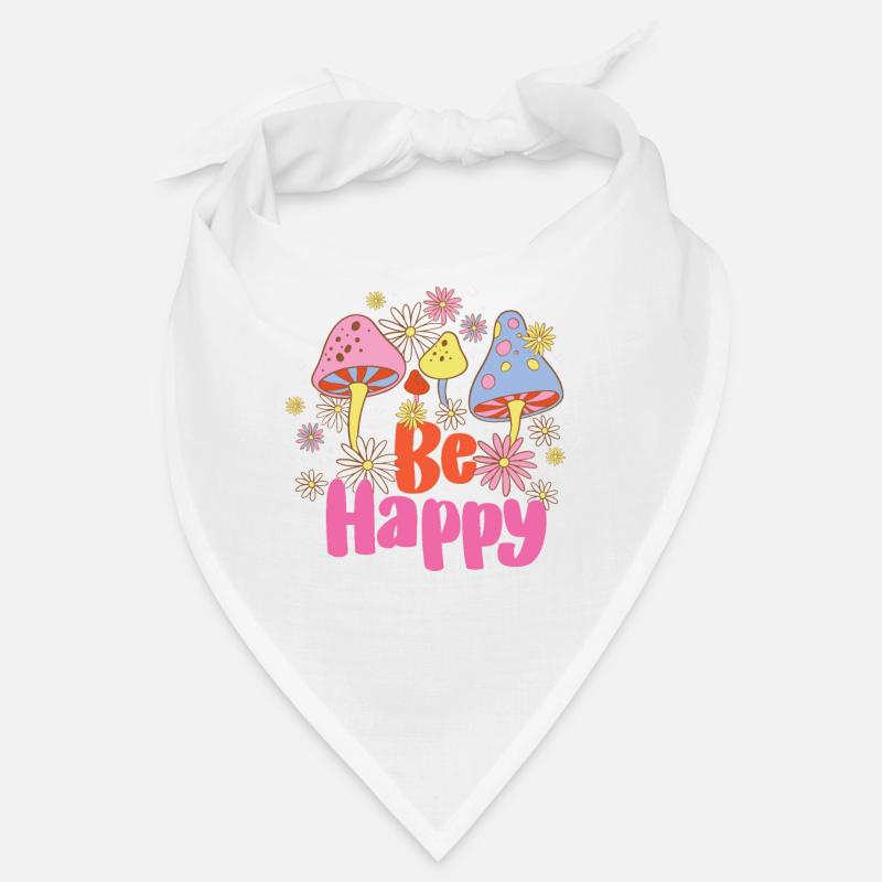 Magic Mushroom Psychedelic Art Bandana