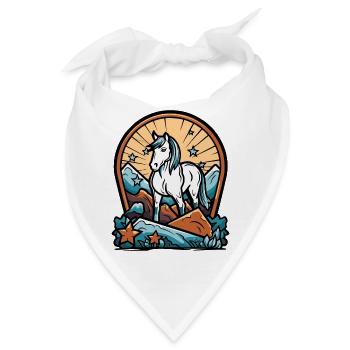 Ich liebe mein Pony - Bandana - Weiß - Vorne