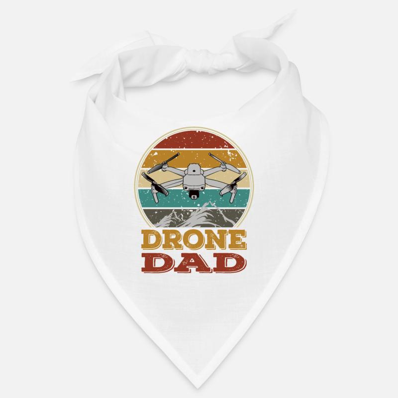 Drones Papa Copter FPV UAS Pilot Drone Dad Daddy Bandana