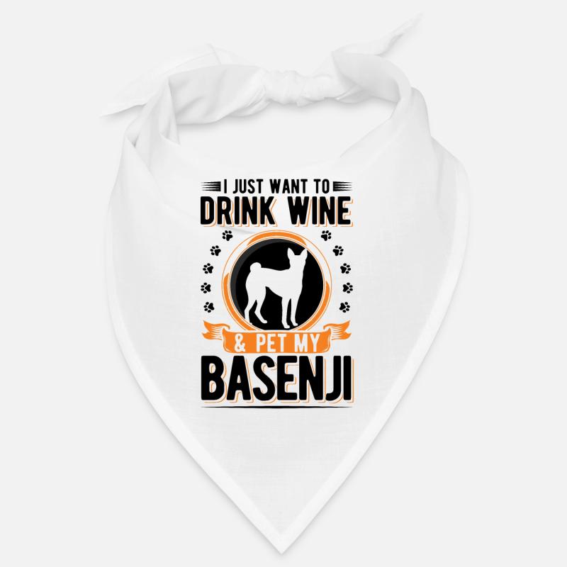 Basenji et vin Bandana