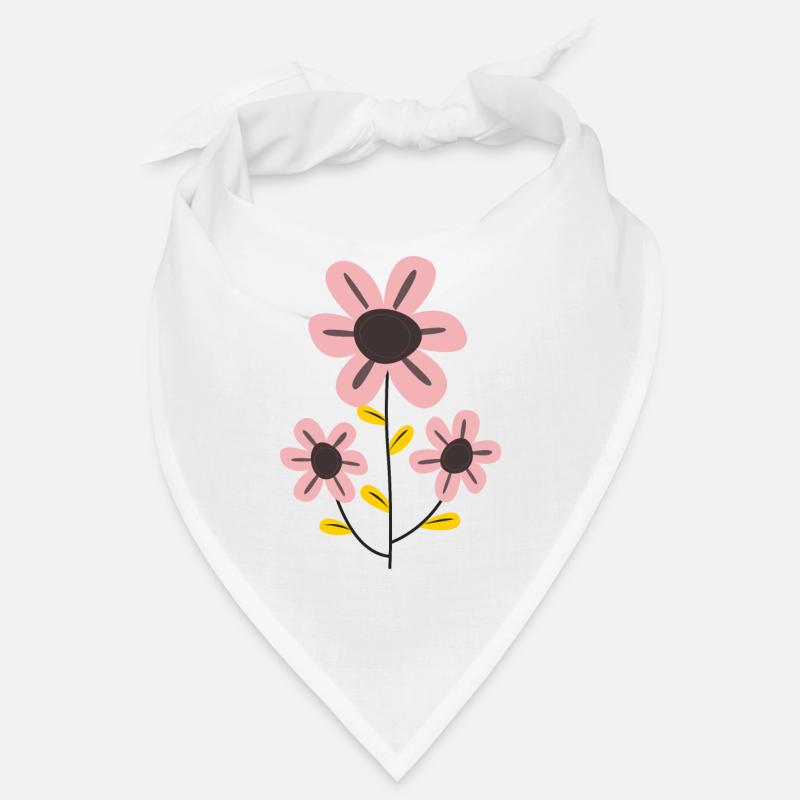 Fleur rose Bandana