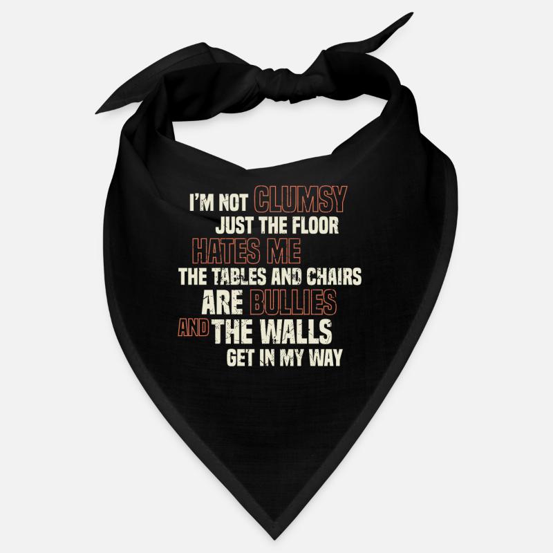 Funny Clumsy Sarcasm Ironic Joke Bandana