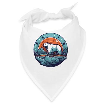 Der letzte Eisbär - Bandana - Weiß - Vorne