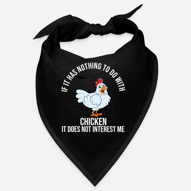 Drôle de poulet disant poulet Bandana
