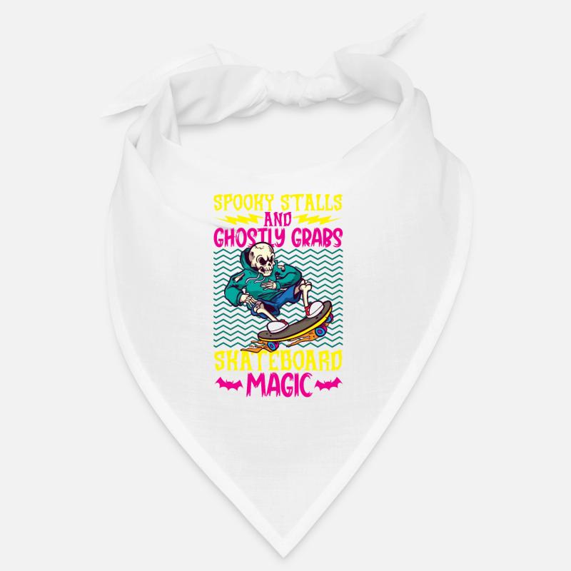 Horror Skateboarder Halloween Skateboard Geschenk Bandana