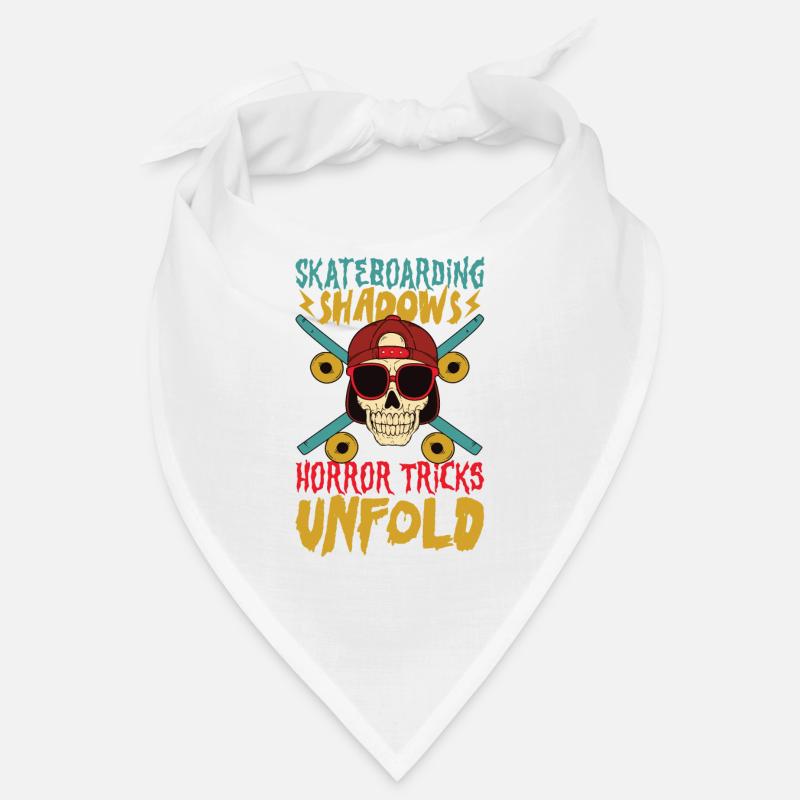 Horror Skateboarder Halloween Skateboard Geschenk Bandana