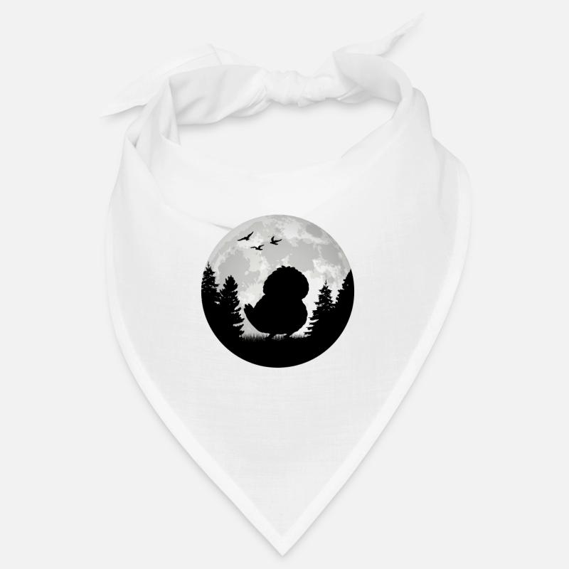 Kakapo Moon Perroquet de nuit Bandana