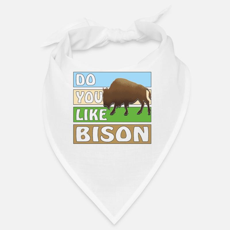 AIMEZ-VOUS LE BISON Bandana