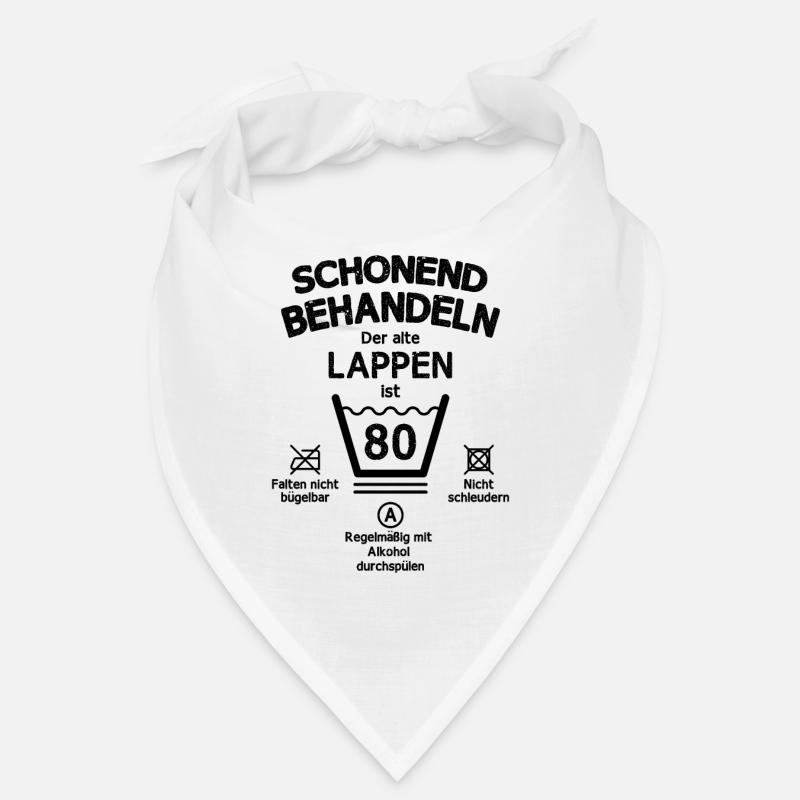Der Alte Lappen, Schonend Behandeln 80. Geburtstag Bandana