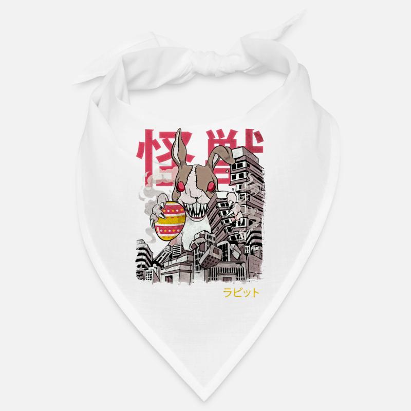 Kaiju Rabbit Japanese Anime Monster Easter Egg Bandana