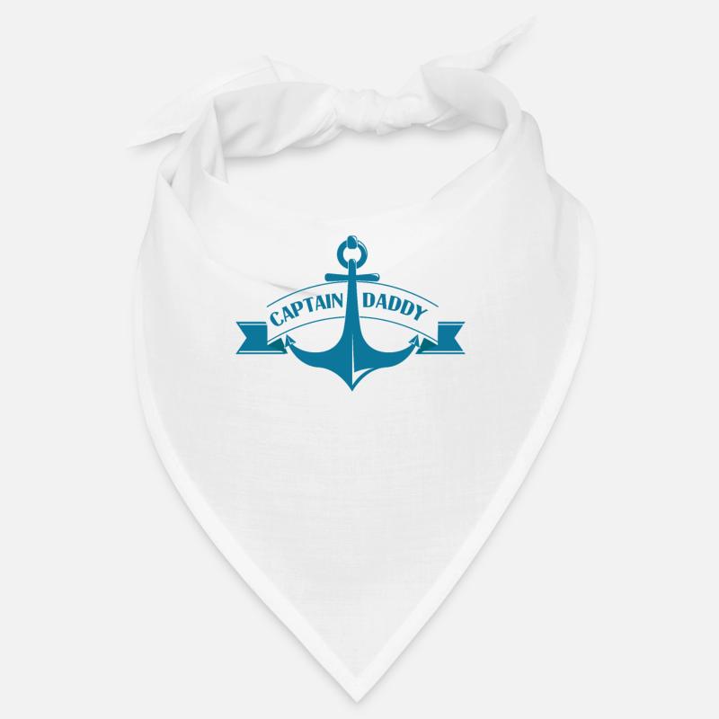 Captain Daddy Anchor Funny Sailor Daddy Sailing Bandana
