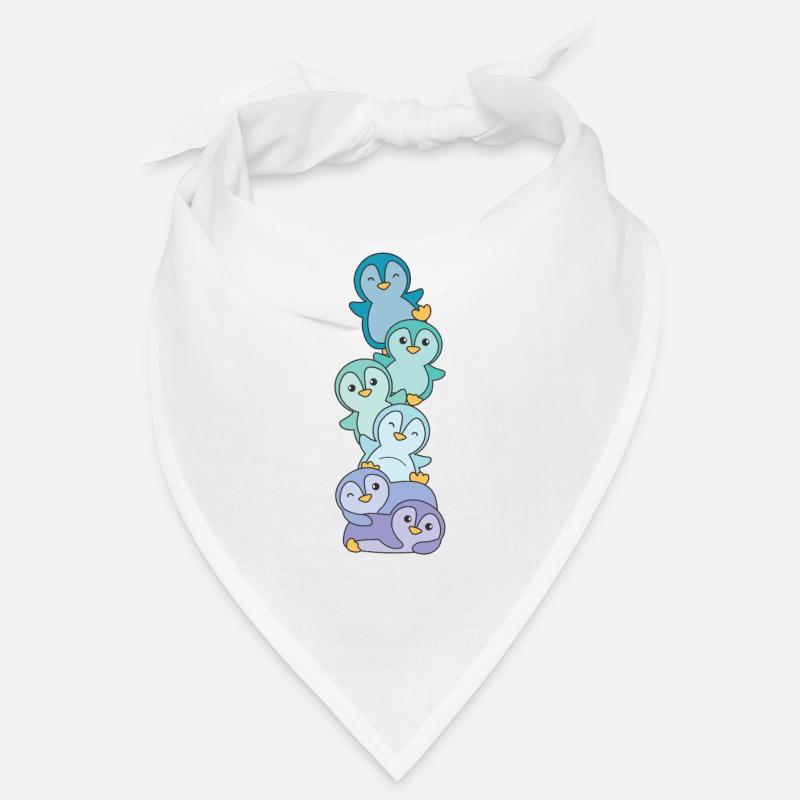 Neptunic Flag Pride LGBTQ Cute Penguin Stack Bandana