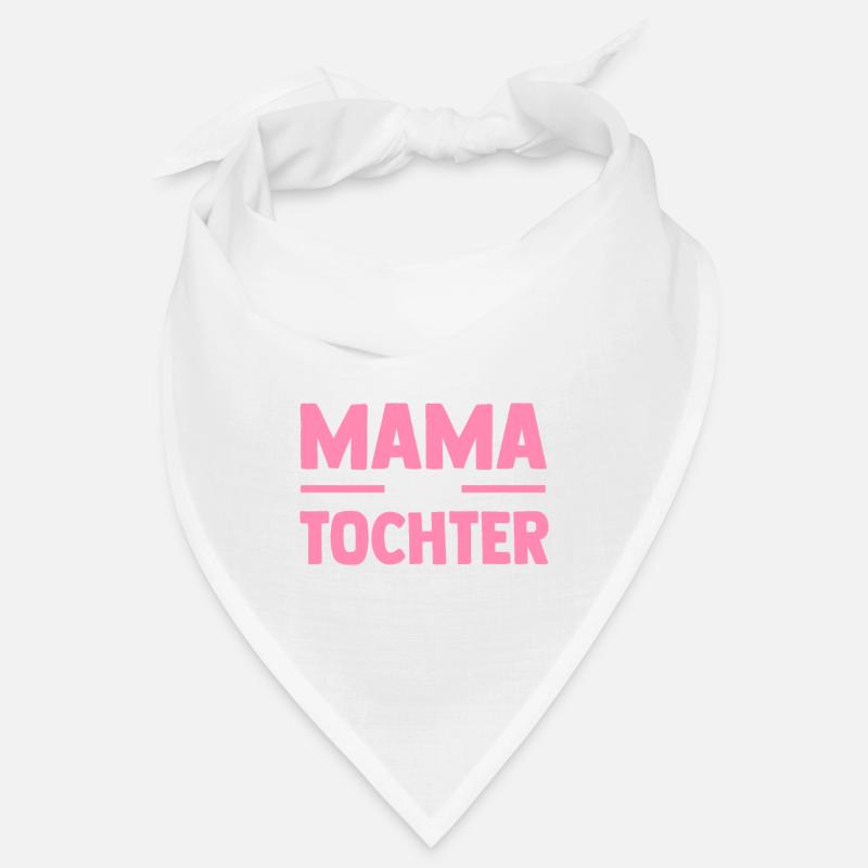 Mutter Muttertag Tochter Mama - Bandana - Weiß