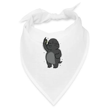 Maulwurf findet Gold Tier Erdhügel - Bandana - Weiß - Vorne