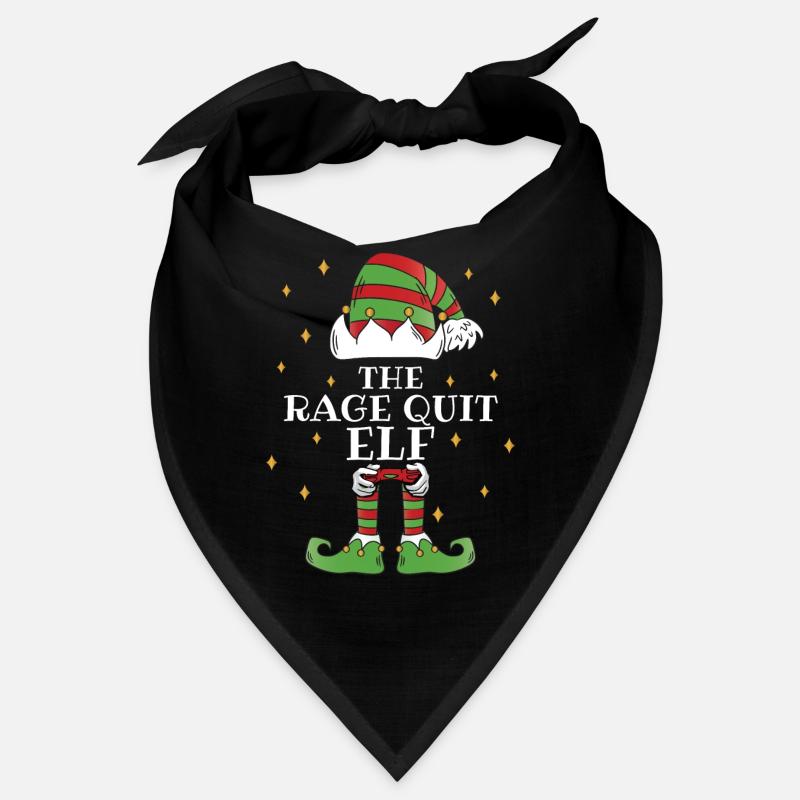 The Rage Quit Elf Video Gaming Bandana