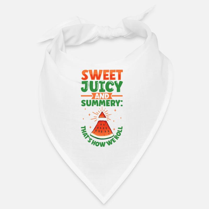 Pastèque Funny Fruit Drôle de dicton Bandana