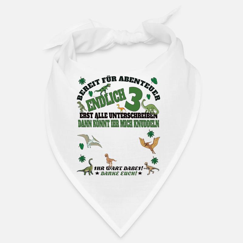 3. Geburtstag Junge & Mädchen Gästebuch Bandana