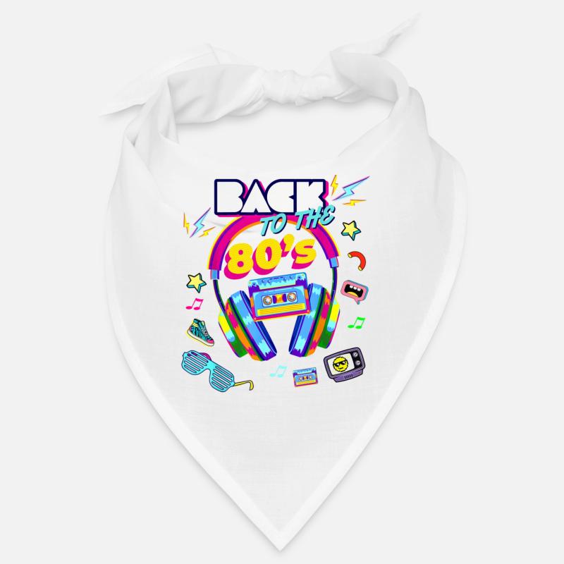 rétro I m Back To 80 s Graphic Design Bandana