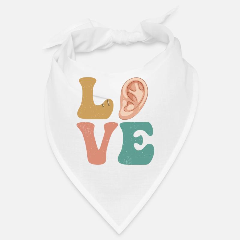 Deafness Deafness Hearing loss LOVE Bandana