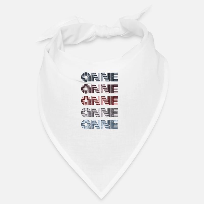 70s Retro Name Vintage Personalized Anne Bandana
