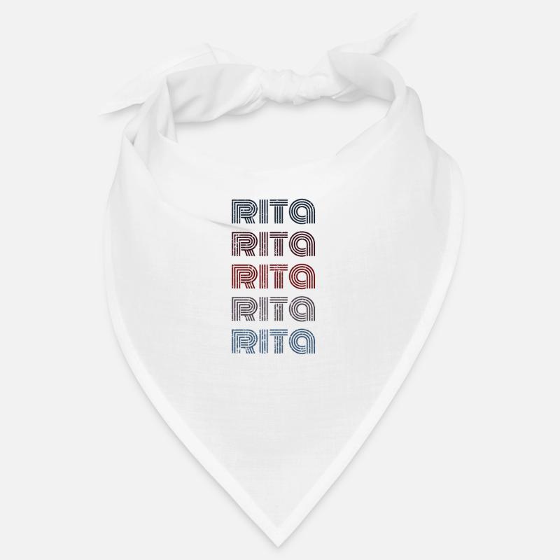 70s Retro Name Vintage Personalized Rita Bandana