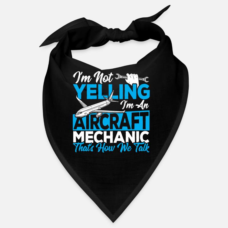 Ich schreie nicht, ich bin ein Flugzeugmechaniker Bandana