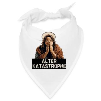 Jesu, Alter Katastrophe - Bandana - Weiß - Vorne