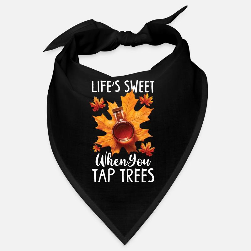 Maple syrup Canada tradition and cones Bandana
