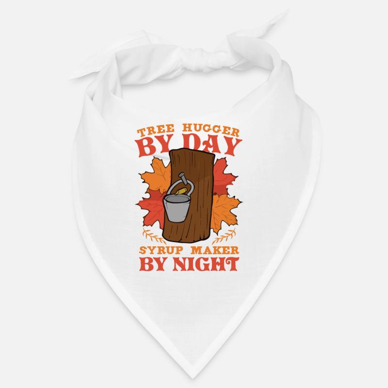 Maple syrup Canada tradition and cones Bandana