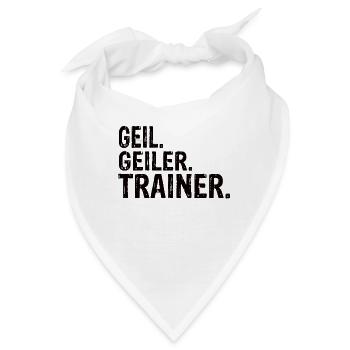 Trainer Bester Trainer Trainer Geburtstag Trainer - Bandana - Weiß - Vorne