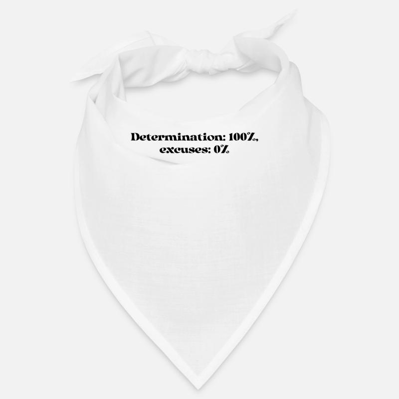 Aptitude - Détermination: 100%, excuses: 0% Bandana