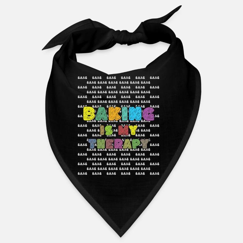 Baking is my therapy Bandana