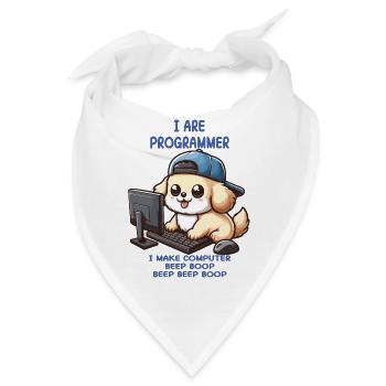 Ich bin Programmierer - Bandana - Weiß - Vorne