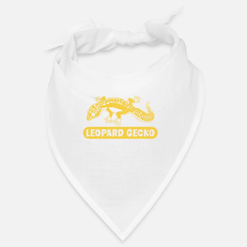 Drôle de propriétaire de gecko léopard, humour reptile, Bandana