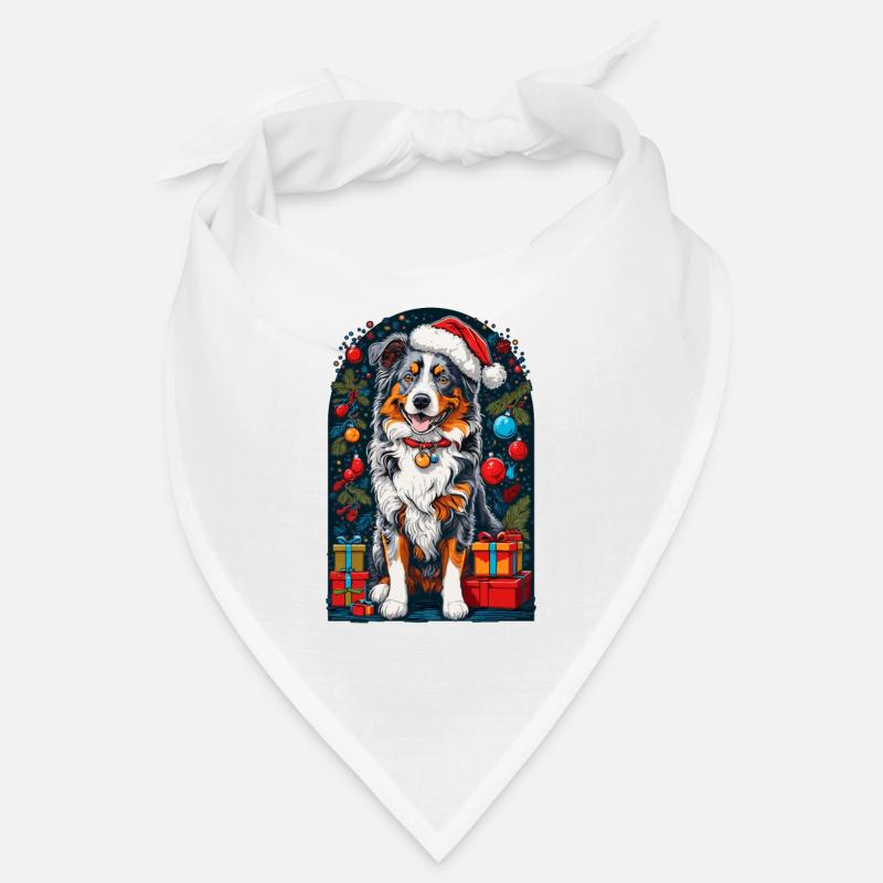 Lustiger Australian Shepherd Mit Bandana