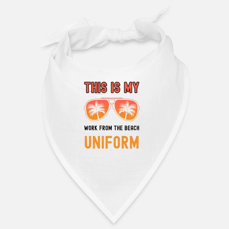 This Is My Work From The Beach Uniform Bandana