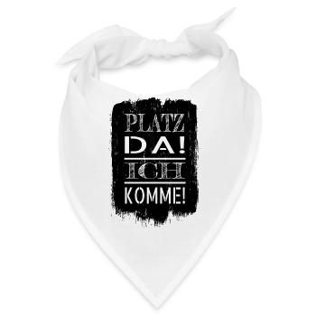 selbstliebe egoistisch spaß spruch bedürfnis - Bandana - Weiß - Vorne
