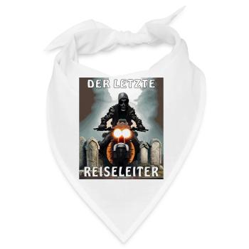 MOTORRAD TOD DER LETZTE REISELEITER - Bandana - Weiß - Vorne