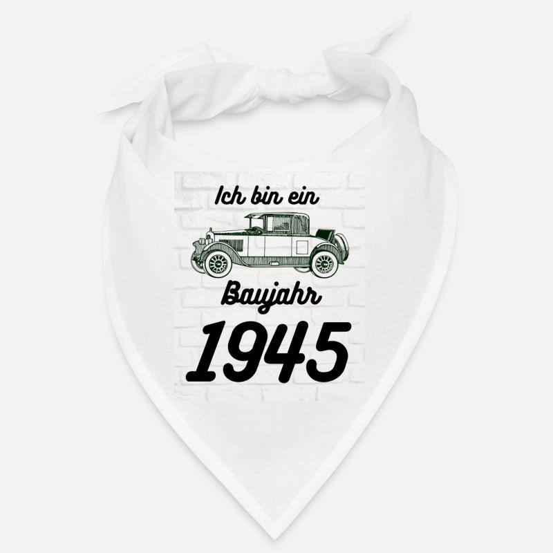 Oldtimer 1945 - Bandana - Weiß